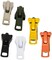 YKK Sale Zipper Repair Kit Vislon ~ YKK#5 Molded Slider ~ Assortment Colors - Beige, Black, Olive Green,Orange, White, Yellow (6 Sliders/Pack)